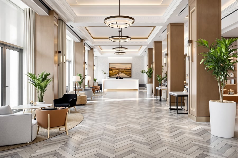 St Albans Civic Centre — commercial flooring installation